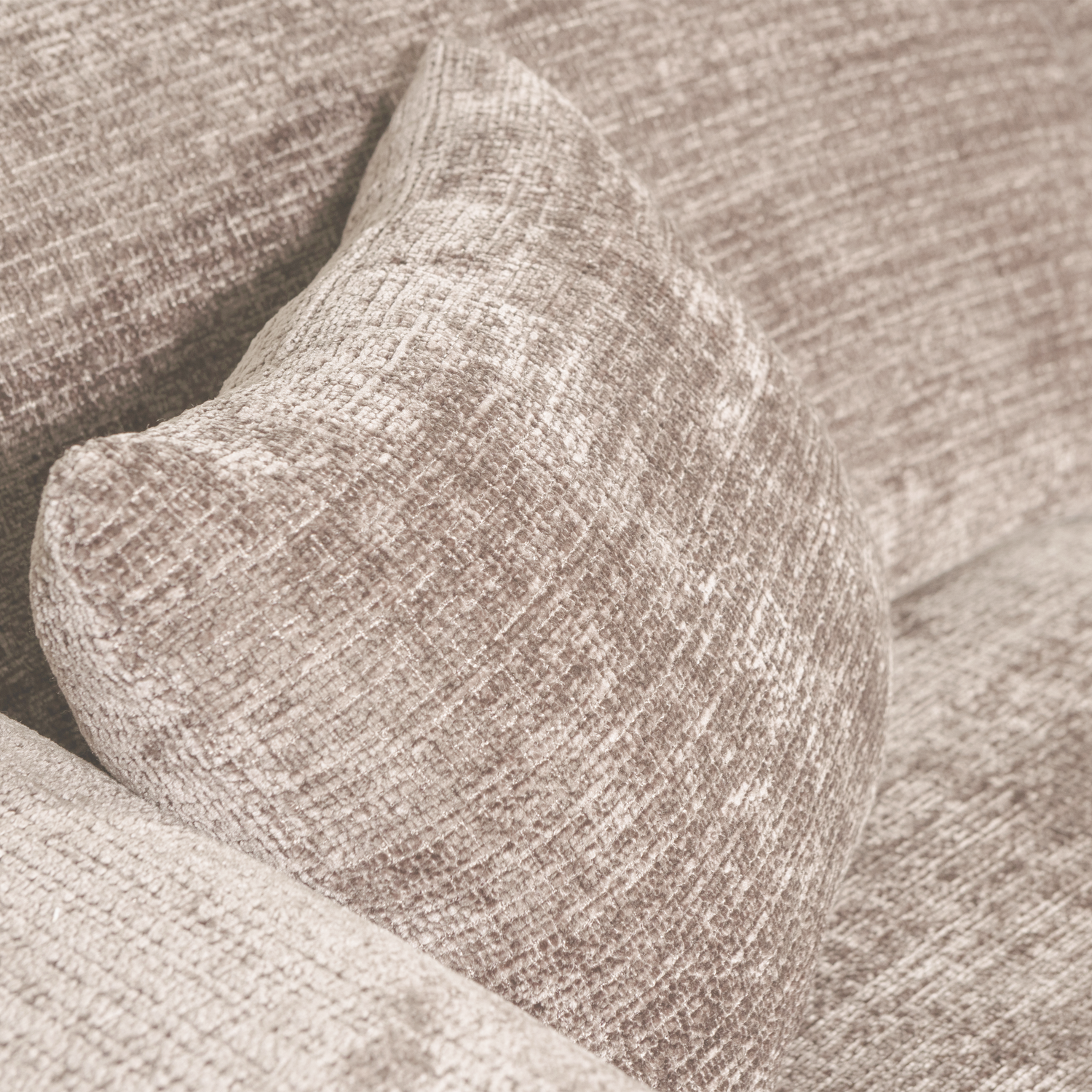 Cloud Loungebank rechts geweven chenille naturel - Afbeelding 5