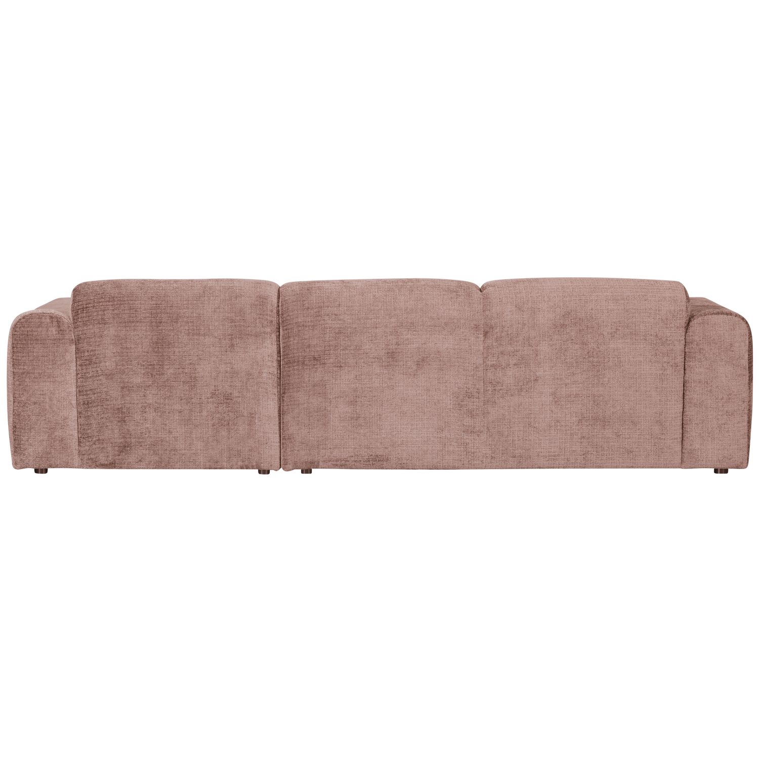Cloud Loungebank rechts geweven chenille taupe/roze - Afbeelding 5