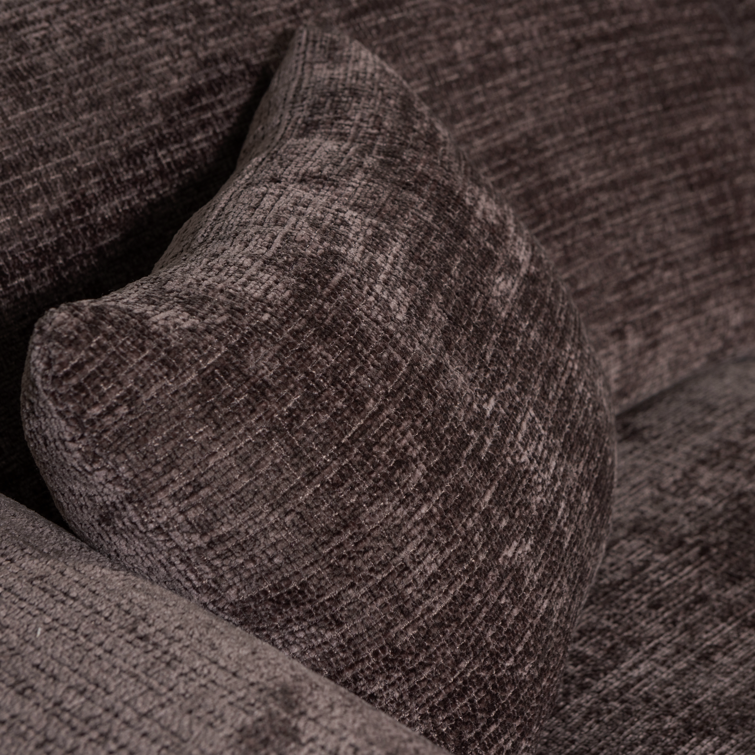 Cloud Loungebank rechts geweven chenille warm bruin - Afbeelding 5