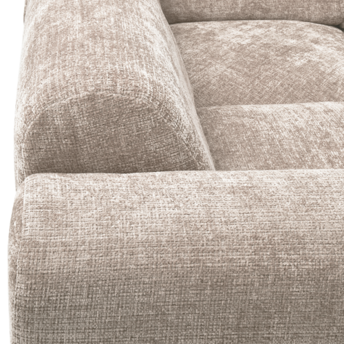 Cloud hoekbank links geweven chenille naturel - Afbeelding 6