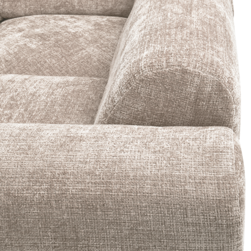 Cloud hoekbank rechts geweven chenille naturel - Afbeelding 6