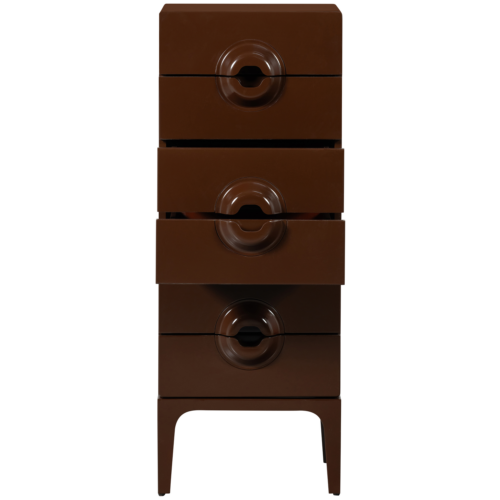Ladenkast Merge Met 6 lades, kleur Bruin/Rood - Afbeelding 5
