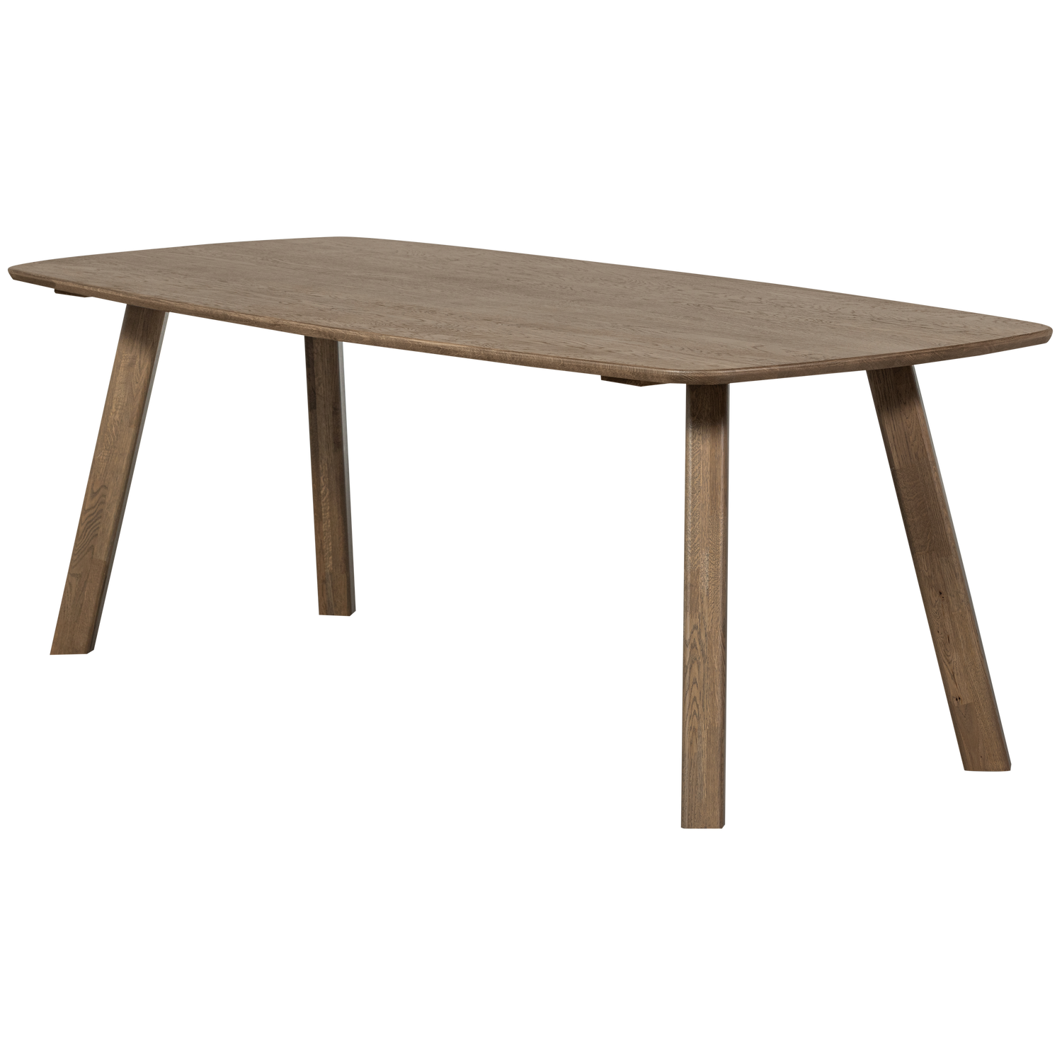 Deens Ovale Eettafel Tablo Eikenhout, Met Haarlem 4-standen poot - 180 cm - Cashmere Brown - Afbeelding 3