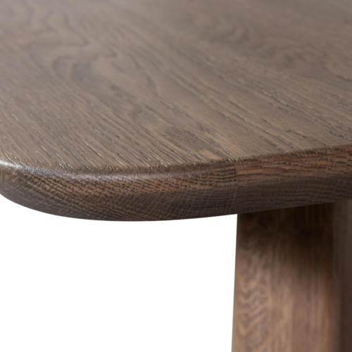 Deens Ovale Eettafel Tablo Eikenhout, Met Haarlem 4-standen poot - 220 cm - Cashmere Brown - Afbeelding 5
