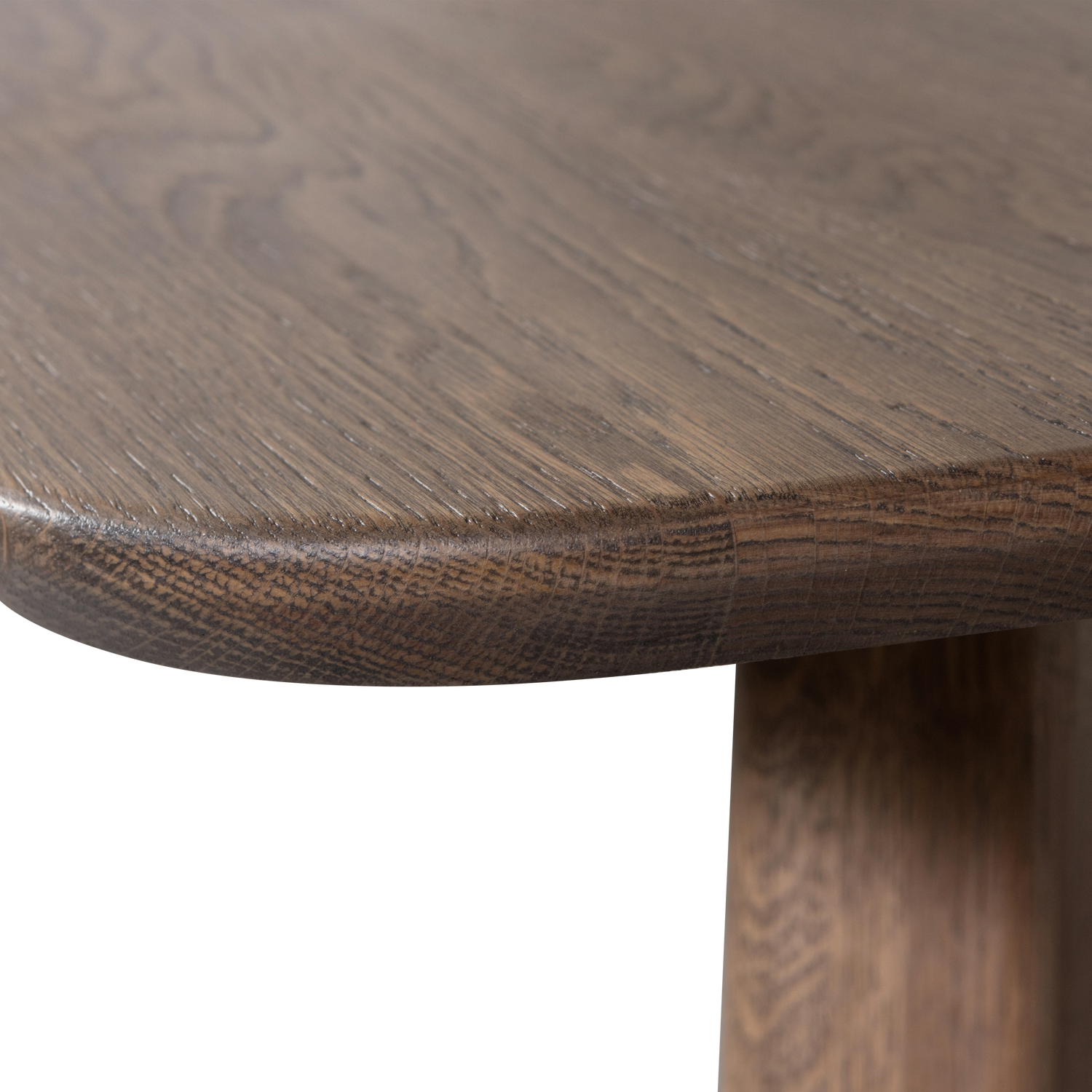 Deens Ovale Eettafel Tablo Eikenhout, Met Haarlem 4-standen poot - 180 cm - Cashmere Brown - Afbeelding 5