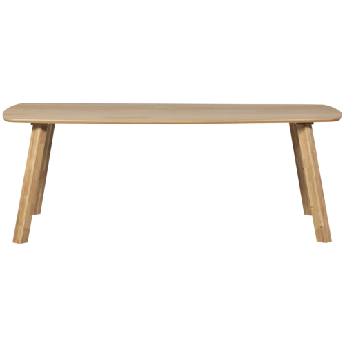 Deens Ovale Eettafel Tablo Eikenhout, Met Haarlem 4-standen poot - 180 cm - Transparant - Afbeelding 2
