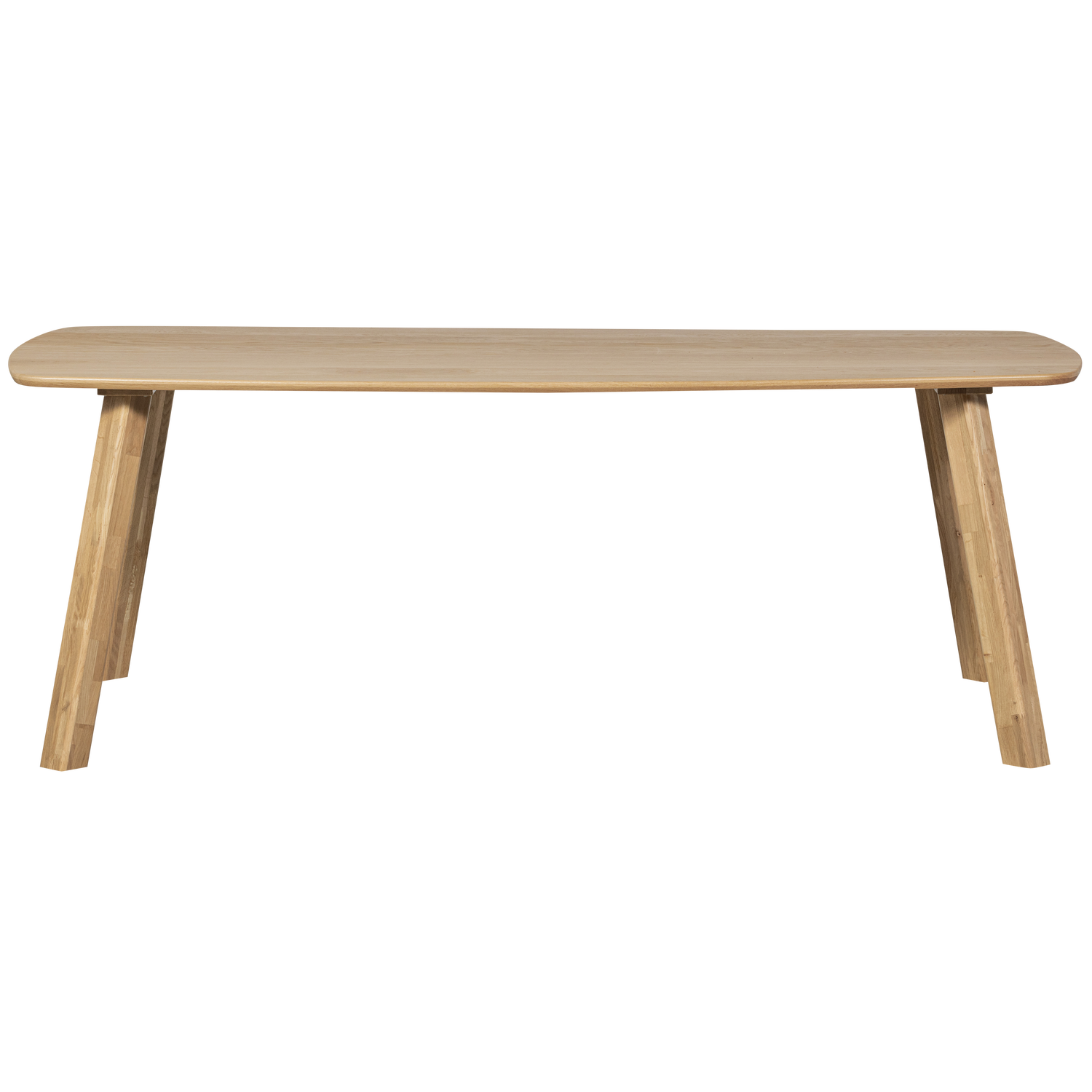 Deens Ovale Eettafel Tablo Eikenhout, Met Haarlem 4-standen poot - 180 cm - Transparant - Afbeelding 2
