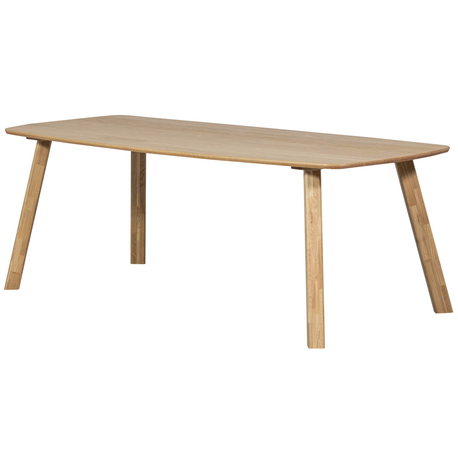 Deens Ovale Eettafel Tablo Eikenhout, Met Haarlem 4-standen poot - 180 cm - Transparant - Afbeelding 3