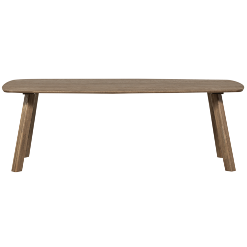 Deens Ovale Eettafel Tablo Eikenhout, Met Haarlem 4-standen poot - 220 cm - Cashmere Brown - Afbeelding 2