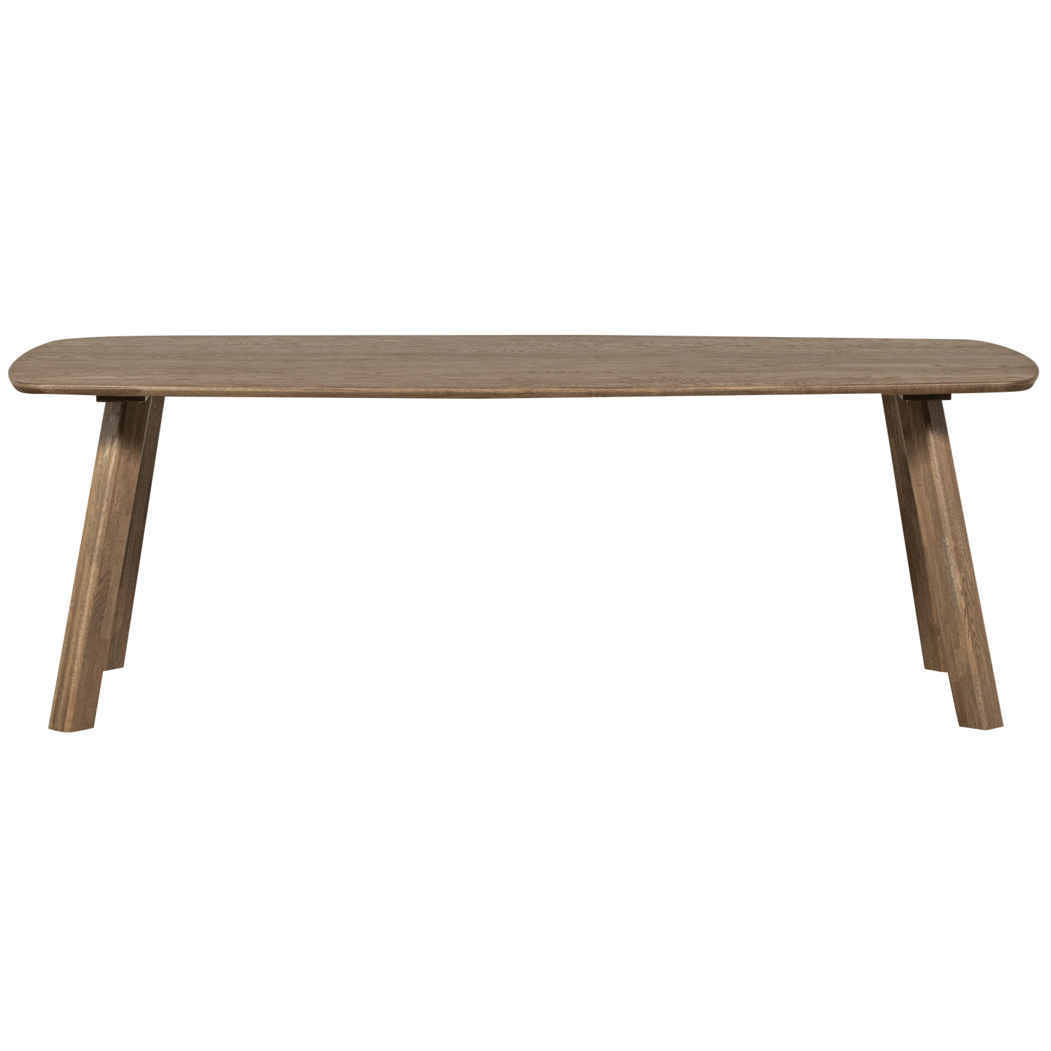 Deens Ovale Eettafel Tablo Eikenhout, Met Haarlem 4-standen poot - 220 cm - Cashmere Brown - Afbeelding 2