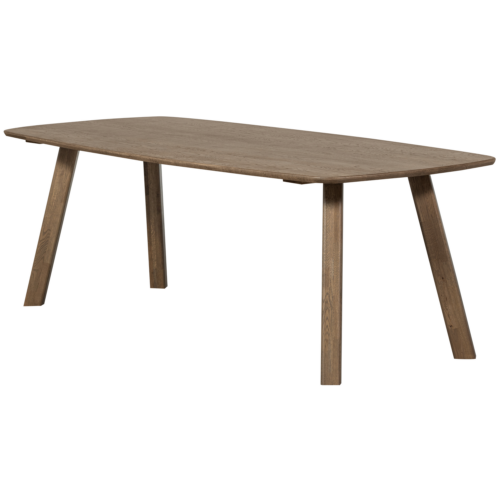 Deens Ovale Eettafel Tablo Eikenhout, Met Haarlem 4-standen poot - 220 cm - Cashmere Brown - Afbeelding 3