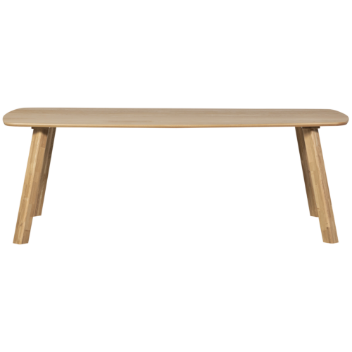 Deens Ovale Eettafel Tablo Eikenhout, Met Haarlem 4-standen poot - 220 cm - Transparant - Afbeelding 4