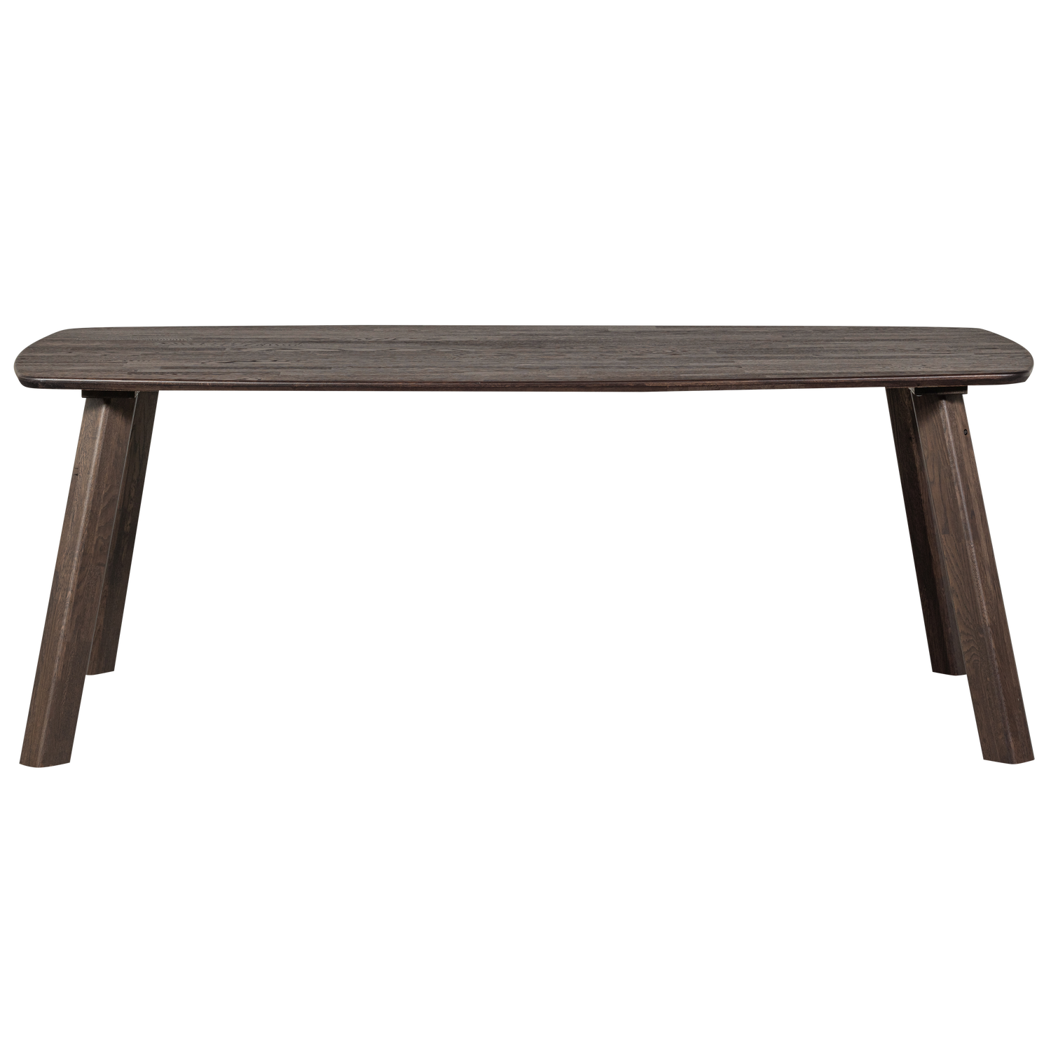 Deens Ovale Eettafel Tablo Eikenhout, Met Haarlem 4-standen poot - 180 cm - Mystic Brown - Afbeelding 2