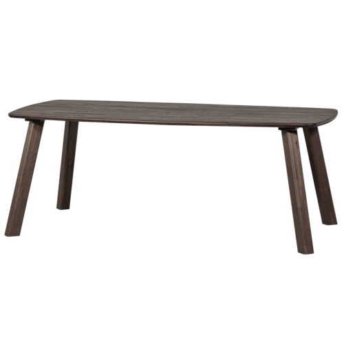 Deens Ovale Eettafel Tablo Eikenhout, Met Haarlem 4-standen poot - 180 cm - Mystic Brown