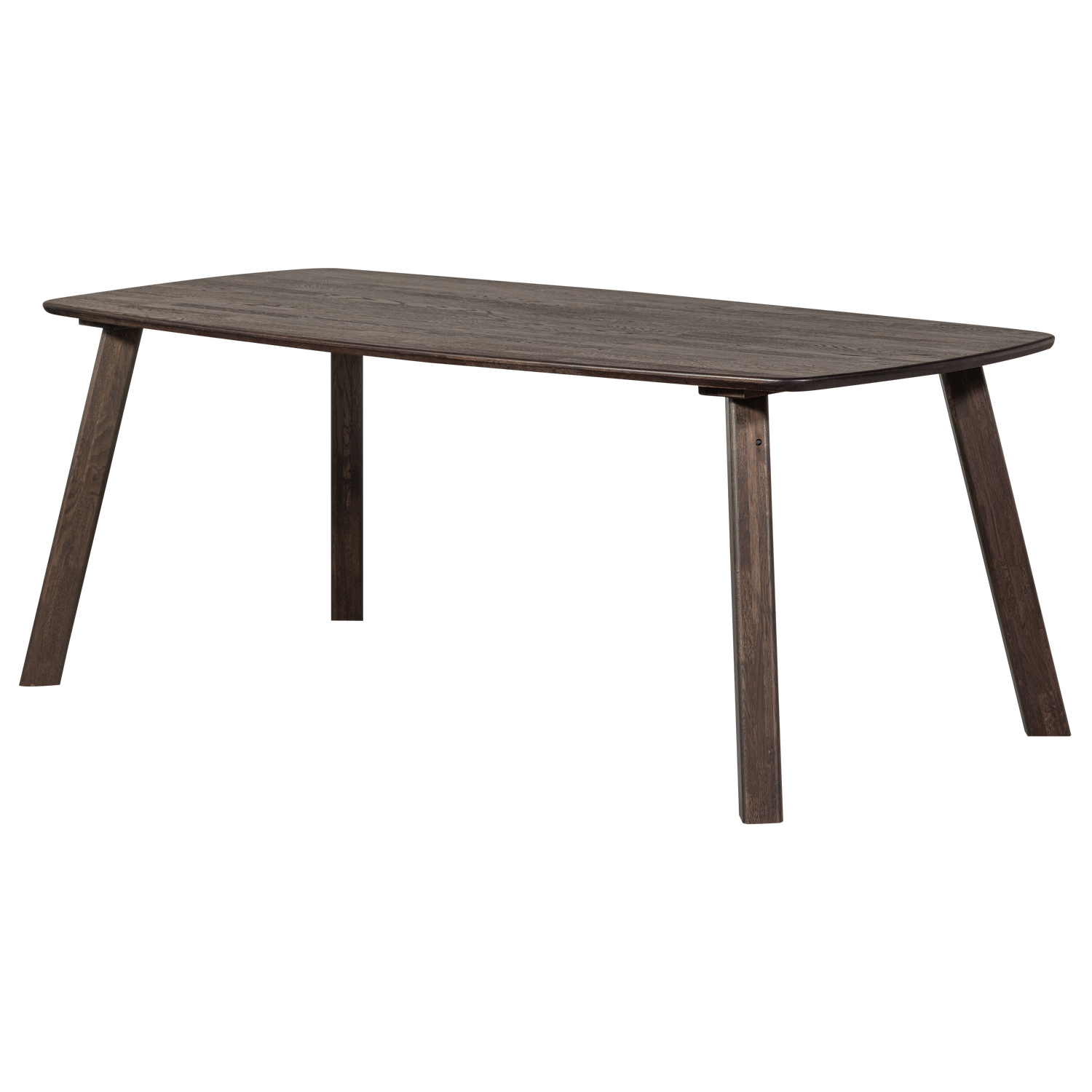 Deens Ovale Eettafel Tablo Eikenhout, Met Haarlem 4-standen poot - 180 cm - Mystic Brown - Afbeelding 3