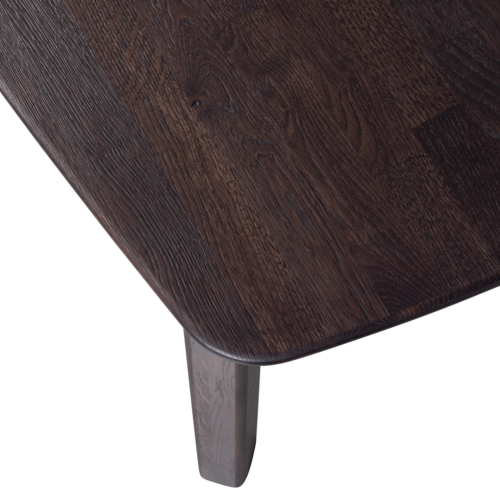 Deens Ovale Eettafel Tablo Eikenhout, Met Haarlem 4-standen poot - 180 cm - Mystic Brown - Afbeelding 5