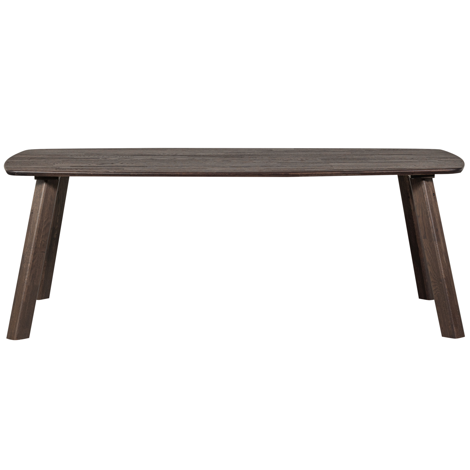 Deens Ovale Eettafel Tablo Eikenhout, Met Haarlem 4-standen poot - 220 cm - Mystic Brown - Afbeelding 2