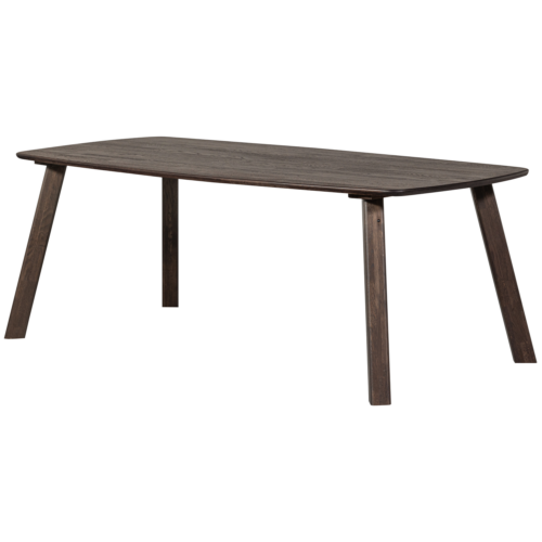 Deens Ovale Eettafel Tablo Eikenhout, Met Haarlem 4-standen poot - 220 cm - Mystic Brown - Afbeelding 3