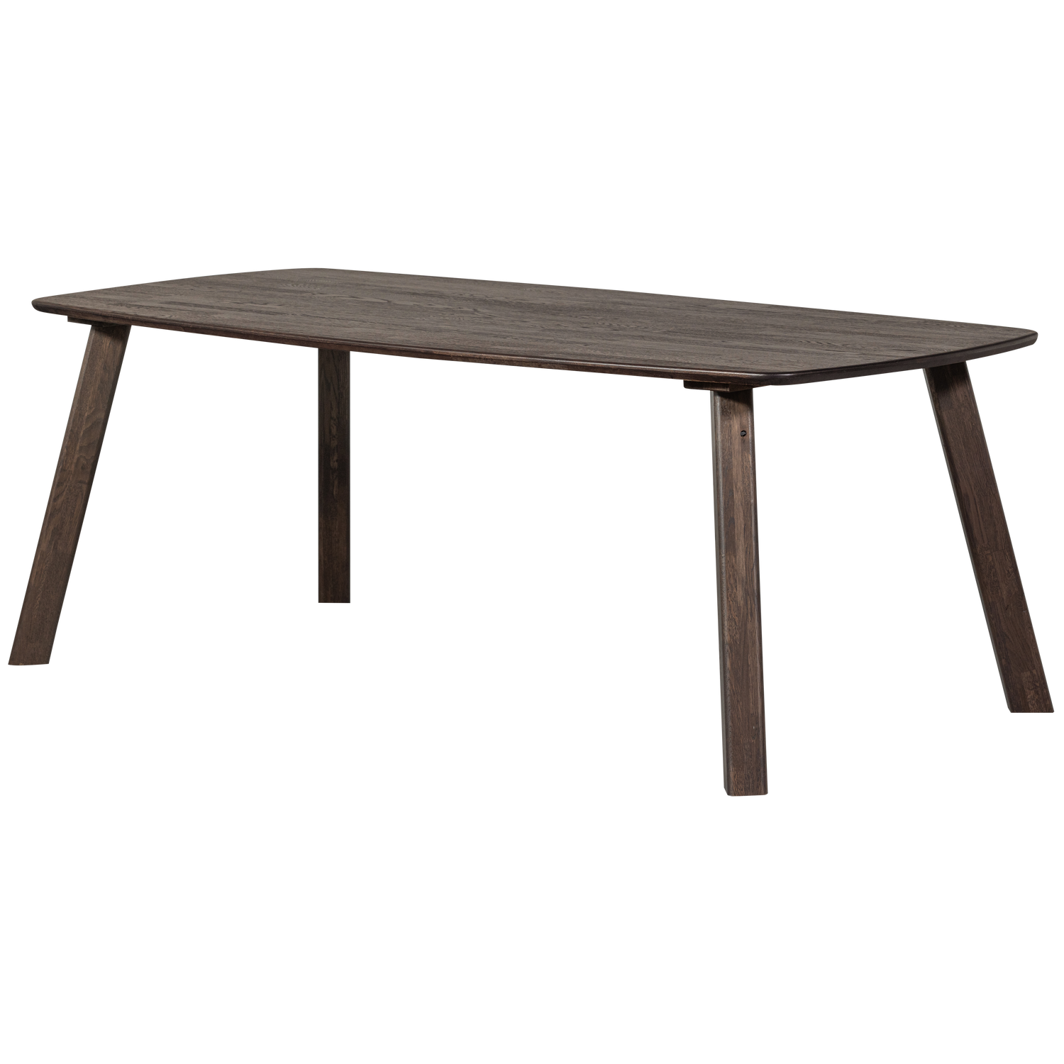 Deens Ovale Eettafel Tablo Eikenhout, Met Haarlem 4-standen poot - 220 cm - Mystic Brown - Afbeelding 3