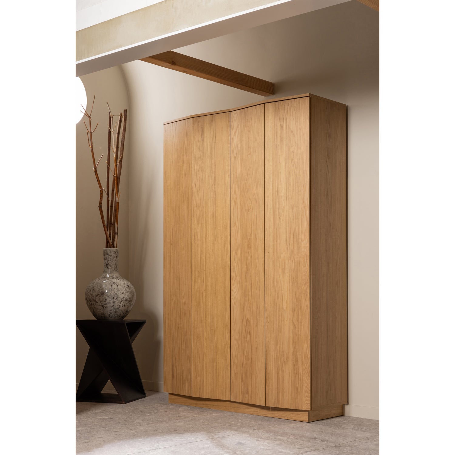 Opbergkast Zuma Eikenhout, 210 x 67cm, kleur Naturel - Afbeelding 2