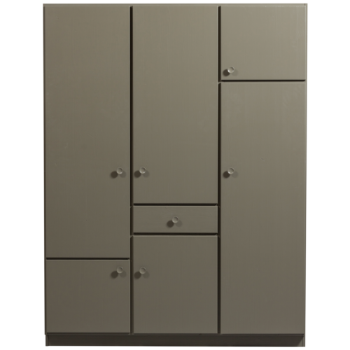Kledingkast Alfie kleur 210 x 160cm - Forest - Afbeelding 4