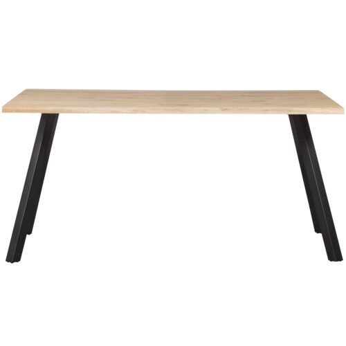 Boomstam Eettafel Tablo Eikenhout, met 2-standen poot - 160cm - Afbeelding 2