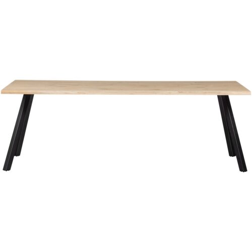 Boomstam Eettafel Tablo Eikenhout, met 2-standen poot - 200cm - Afbeelding 5