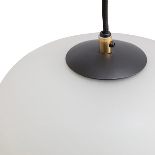 Hanglamp Micah Glas kleur Mat Wit - Afbeelding 4