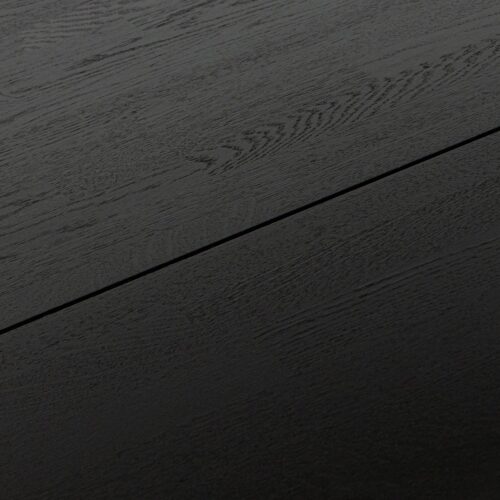 Ronde Eettafel Rhonda Eikenhout 130cm - Zwart - Afbeelding 5