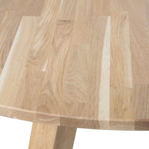 Ronde Eettafel Rhonda Eikenhout - 150 cm - Afbeelding 3