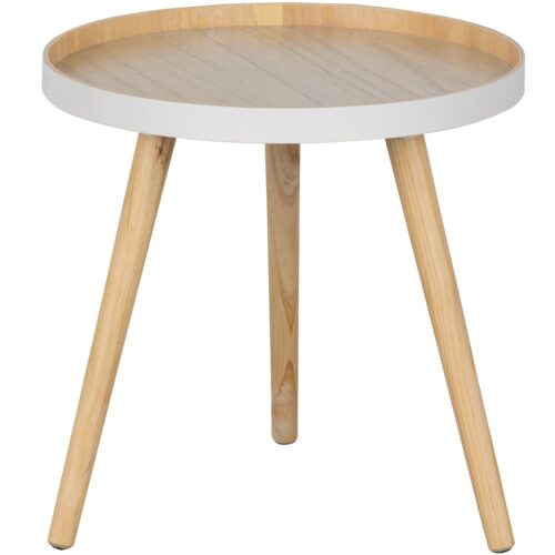 Bijzettafel Sash naturel Ø41cm