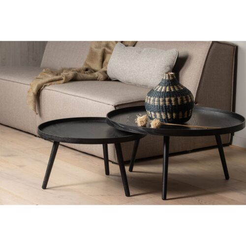 Bijzettafel Mesa Zwart - Ø60 - Afbeelding 3