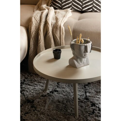 Bijzettafel Mesa Ø60cm  Zand - Afbeelding 3