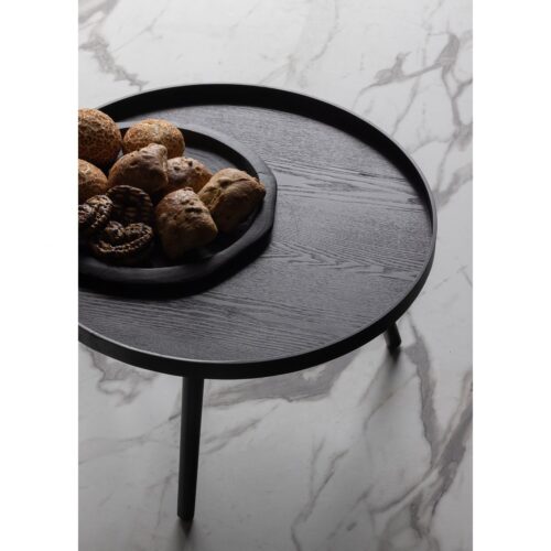 Bijzettafel Mesa Zwart - Ø60 - Afbeelding 2