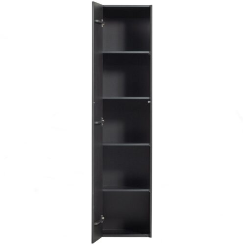 Opbergkast Teun 188 x 44cm, kleur Zwart - Afbeelding 5