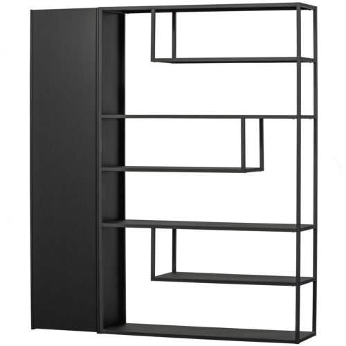 Opbergkast Teun 188 x 44cm, kleur Zwart - Afbeelding 6