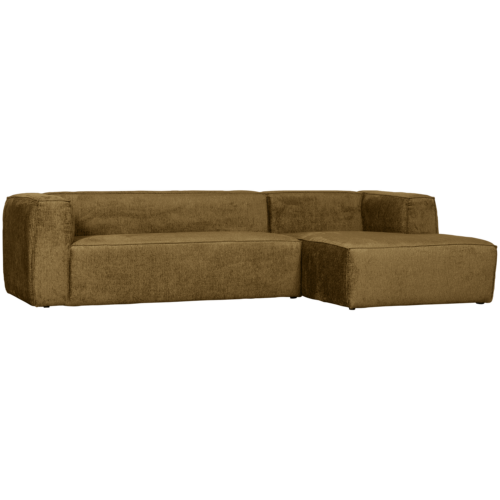 Bean hoekbank rechts structure velvet spices