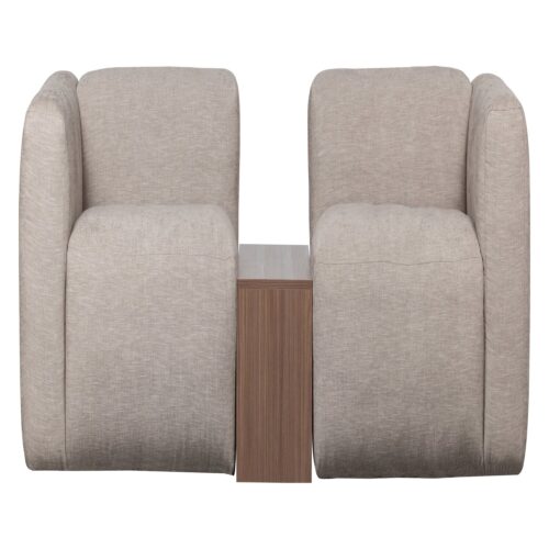 Salontafel Freeke Notenfineer 91 x 45cm - Afbeelding 4
