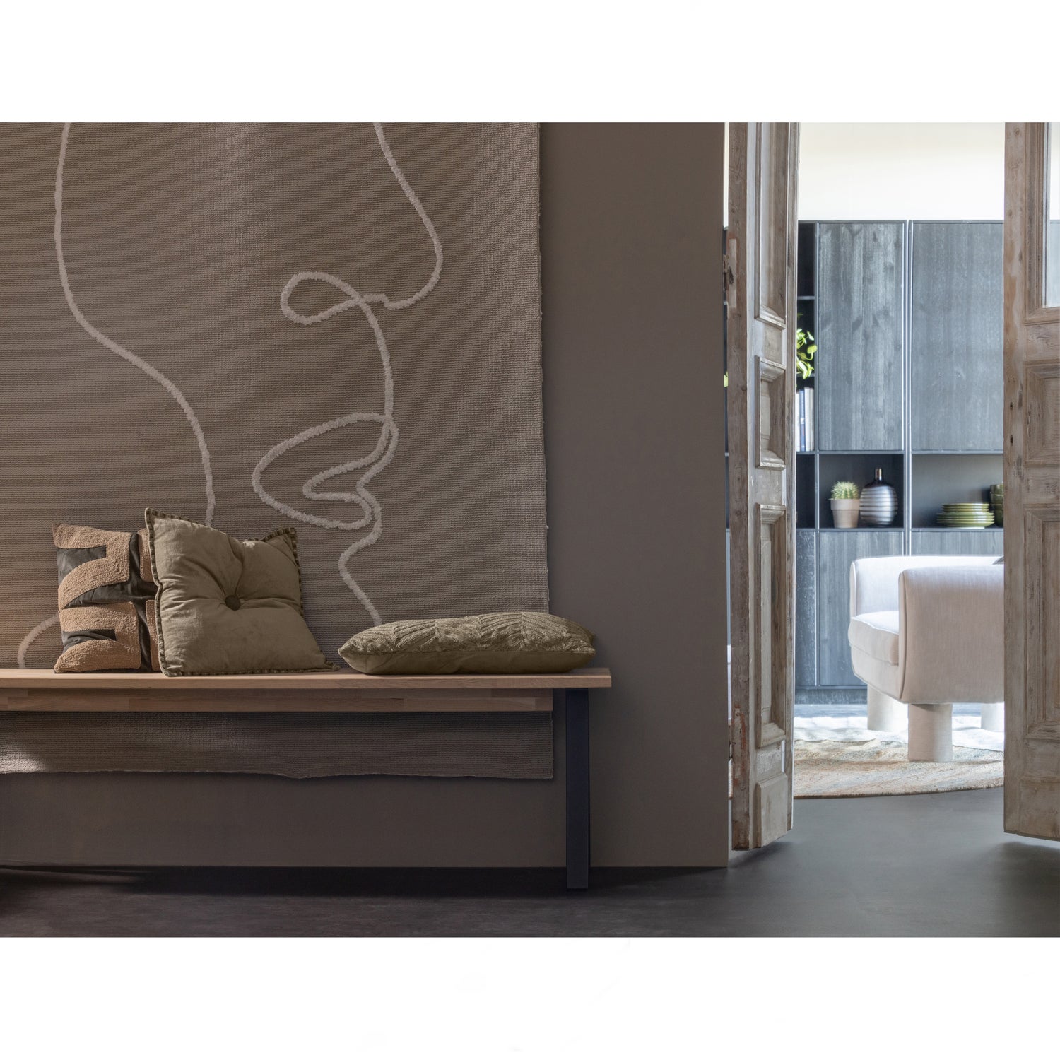 Eetkamerbank Tablo Eikenhout, 160cm - Afbeelding 2