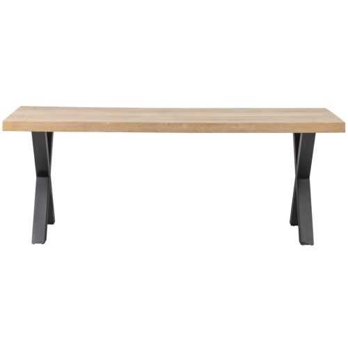 Eettafel Tablo Mangohout, met X-poot - 180 cm - Afbeelding 3