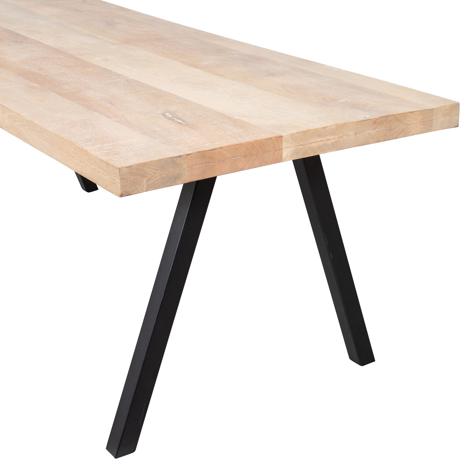 Eettafel Tablo Mangohout, met 2-standen Alkmaar poot - 180 cm - Afbeelding 7