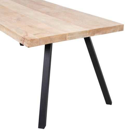 Eettafel Tablo Mangohout, met 2-standen Alkmaar poot - 180 cm - Afbeelding 8