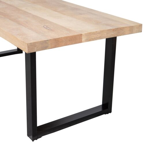 Eettafel Tablo Mangohout, met 2-standen U poot - 180 cm - Afbeelding 4