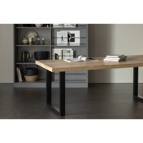 Eettafel Tablo Mangohout, met 2-standen U poot - 180 cm - Afbeelding 2