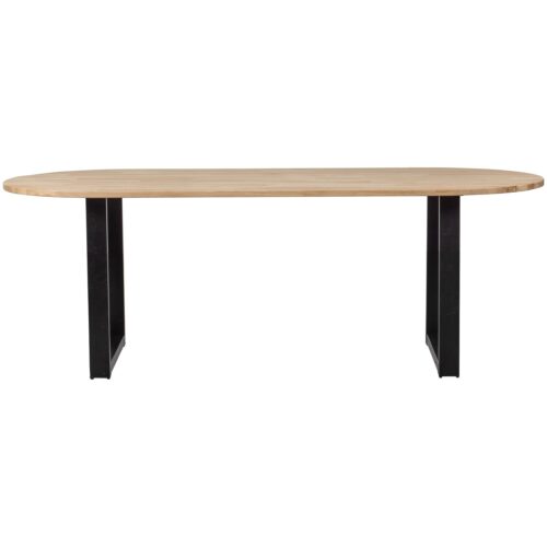 Ovale Eettafel Tablo met U-poot, 220 x 90cm - Afbeelding 2