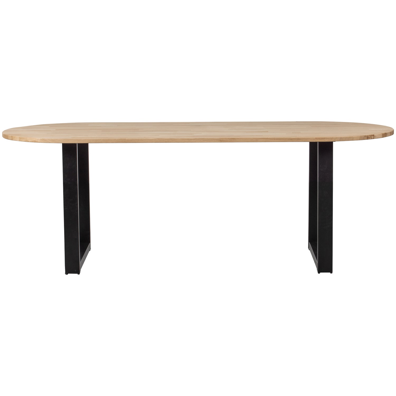 Ovale Eettafel Tablo met U-poot, 220 x 90cm - Afbeelding 2