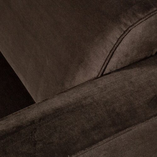 Statement 3-zits bank 230 cm fluweel warm groen - Afbeelding 6