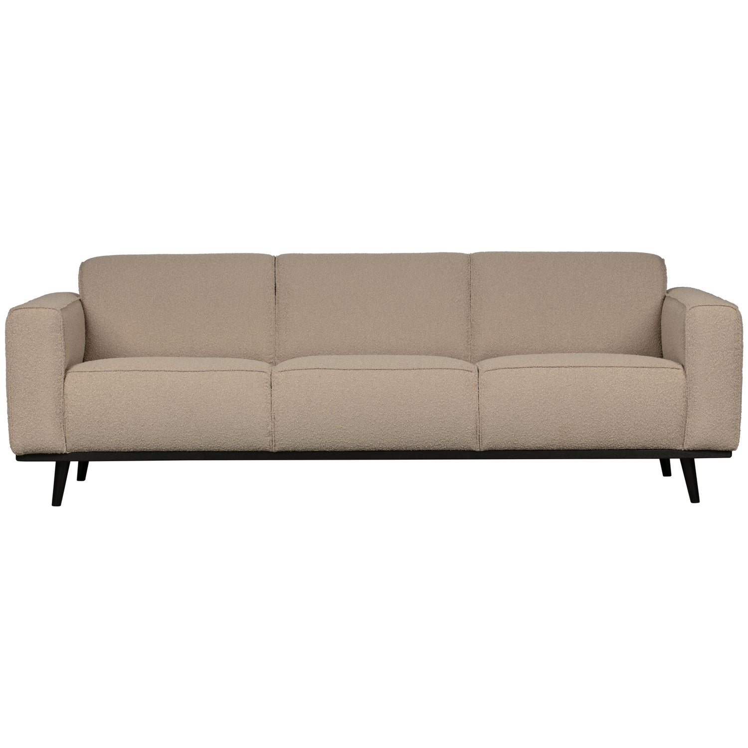 Statement 3-zits bank 230 cm bouclé beige