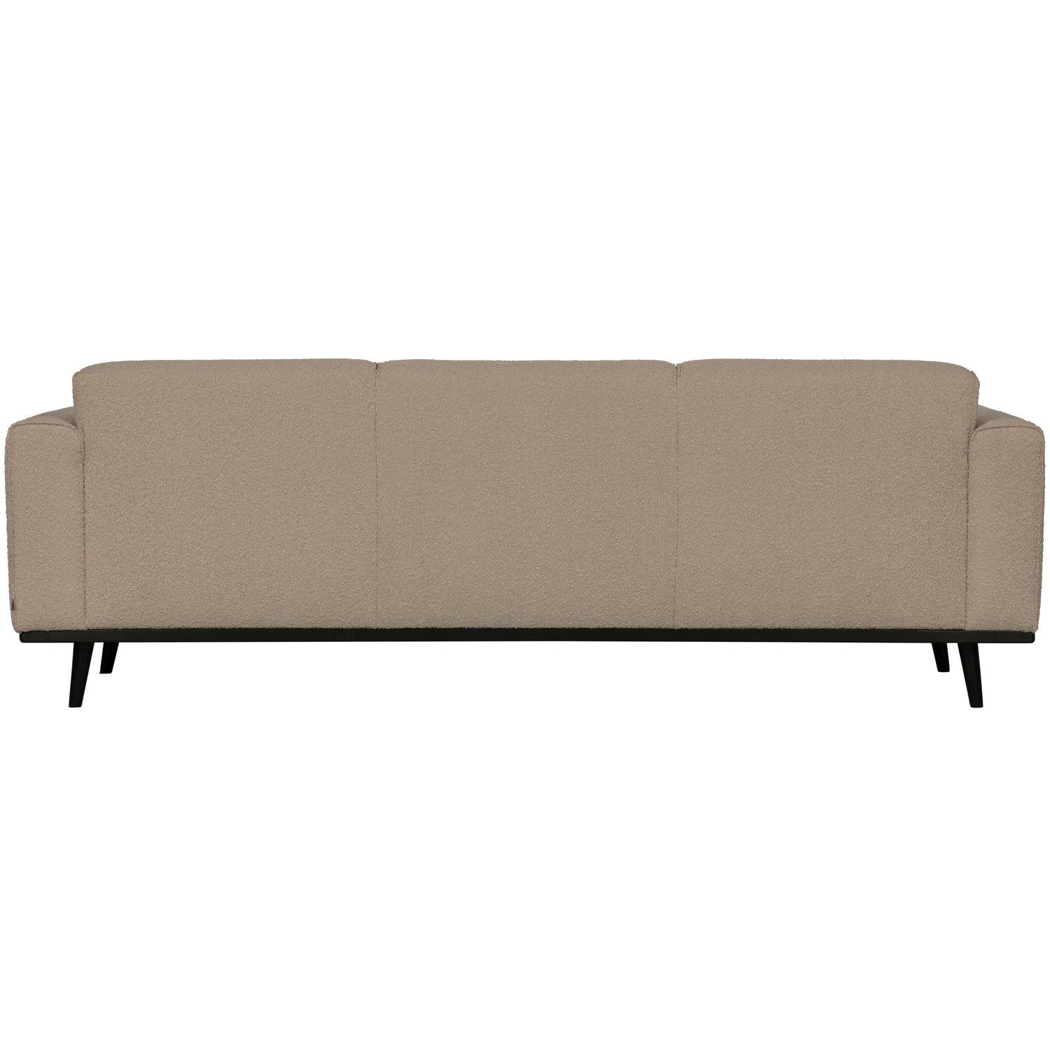 Statement 3-zits bank 230 cm bouclé beige - Afbeelding 4