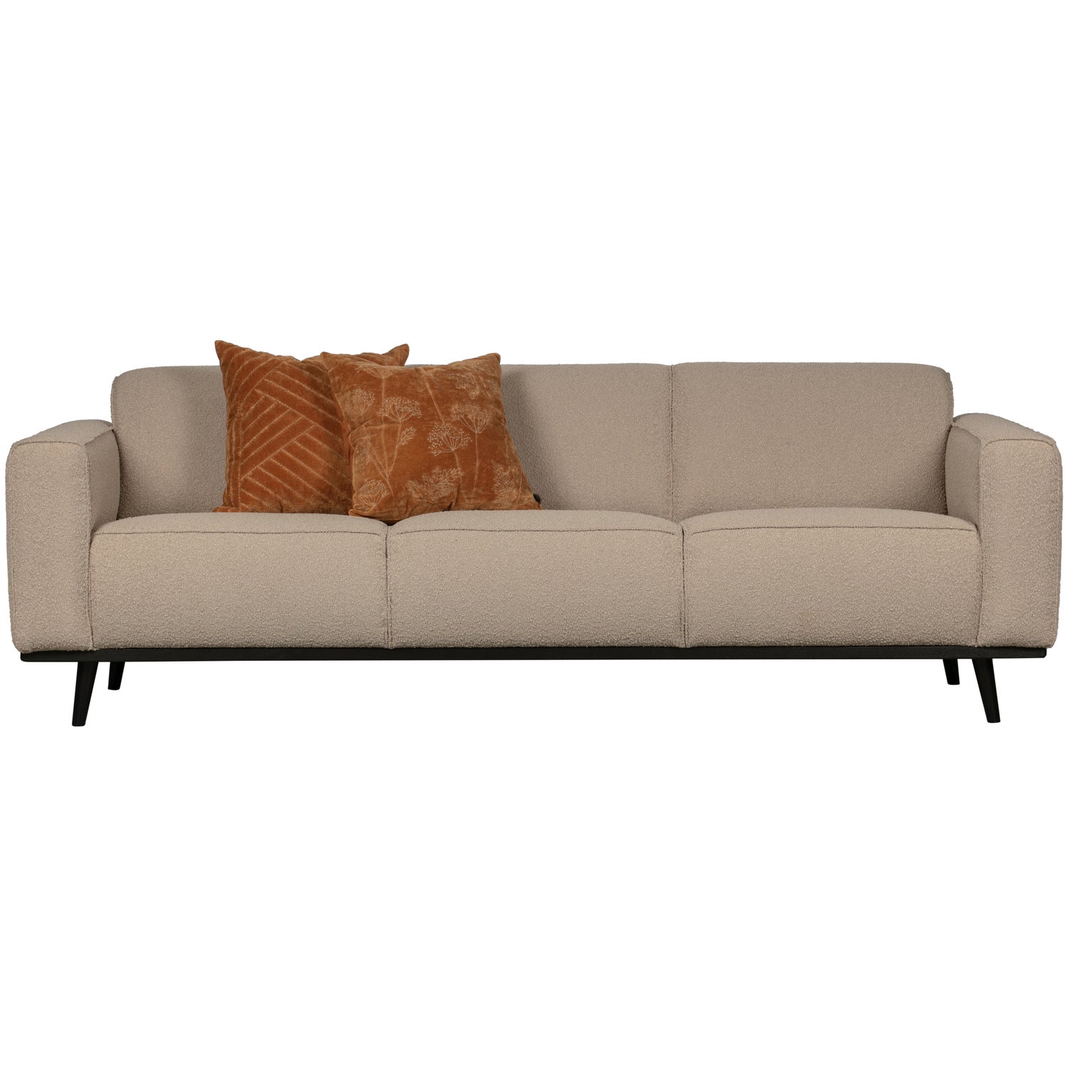 Statement 3-zits bank 230 cm bouclé beige - Afbeelding 3